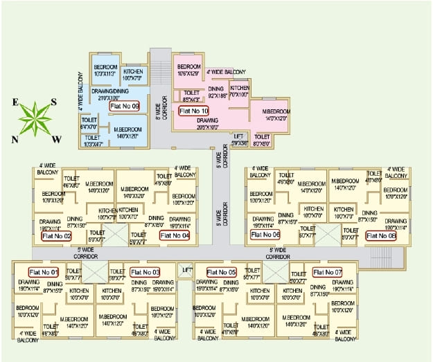 Laxmi Residency 2 Floor Plan 1