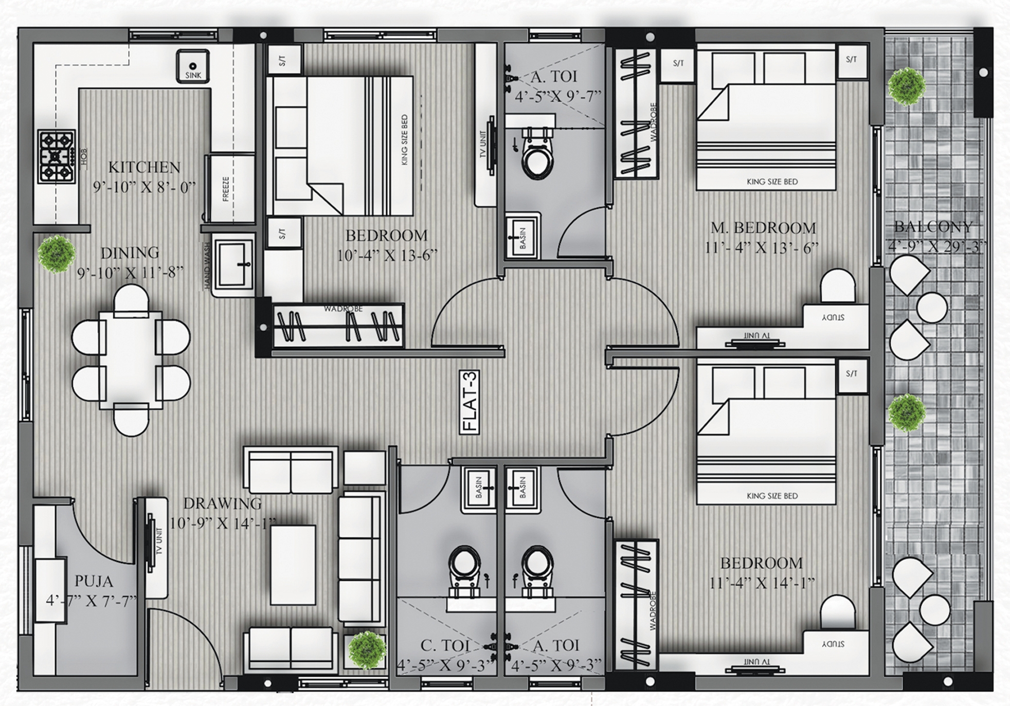 Laxmi Swarna Vaibhav Floor Plan 3
