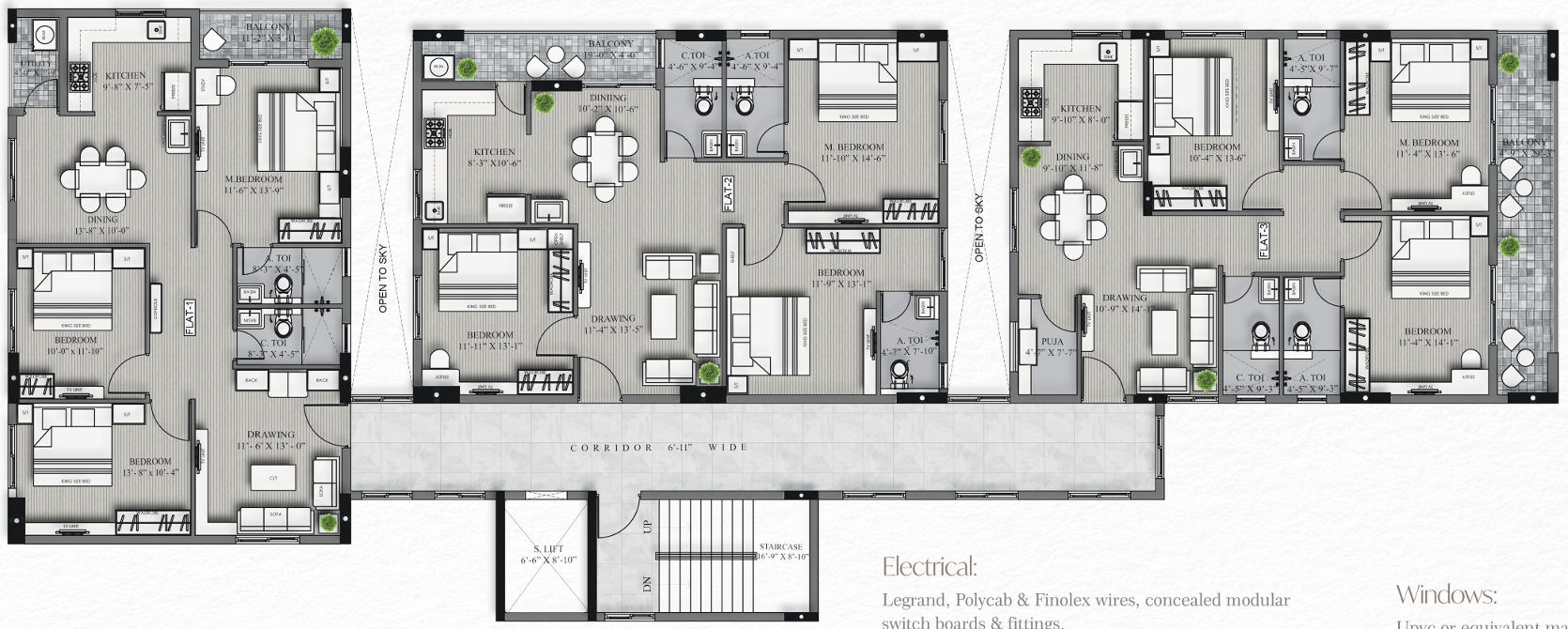 Laxmi Swarna Vaibhav Typical Floor Plan